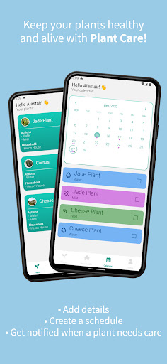 Android application Plant Care screenshort