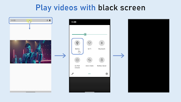 screenshot of BleKip - video screen off