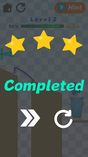 Happy Little Flower  Draw LINE Physics Puzzle