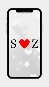 Z + S Letters Love Wallpapers