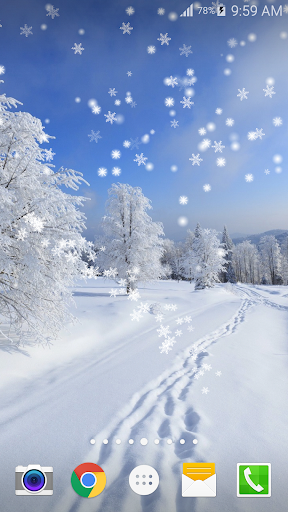 Winter Snow Live Wallpaper HD Screen 2