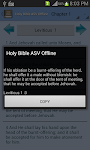 screenshot of Holy Bible ASV Offline