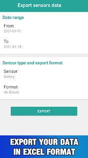 Sensor Charts: Sensors Multitool Screenshot