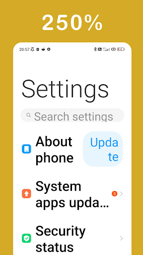 Big Font - Change Font Size Screen 3