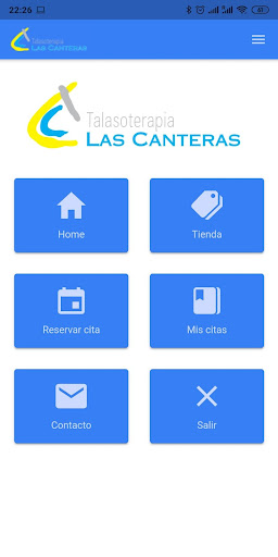 Android application Talasoterapia Las Canteras screenshort