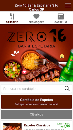 Zero 16 Bar e Espetaria Screen 2
