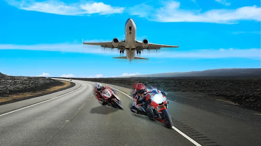 Bike vs Plane Racing
