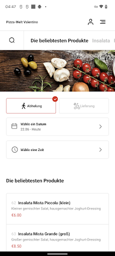 Pizza-Welt Valentino Screen 3