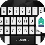Black & White Typany Keyboard icon