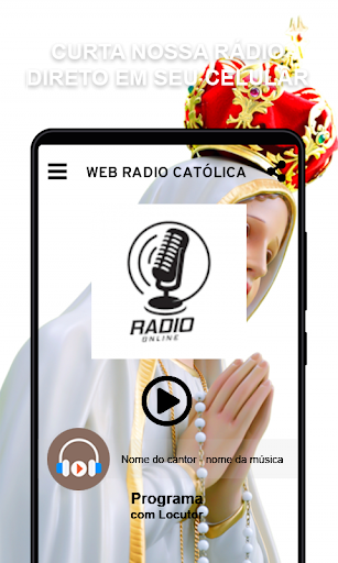 Android application WEB RADIO CATÓLICA screenshort