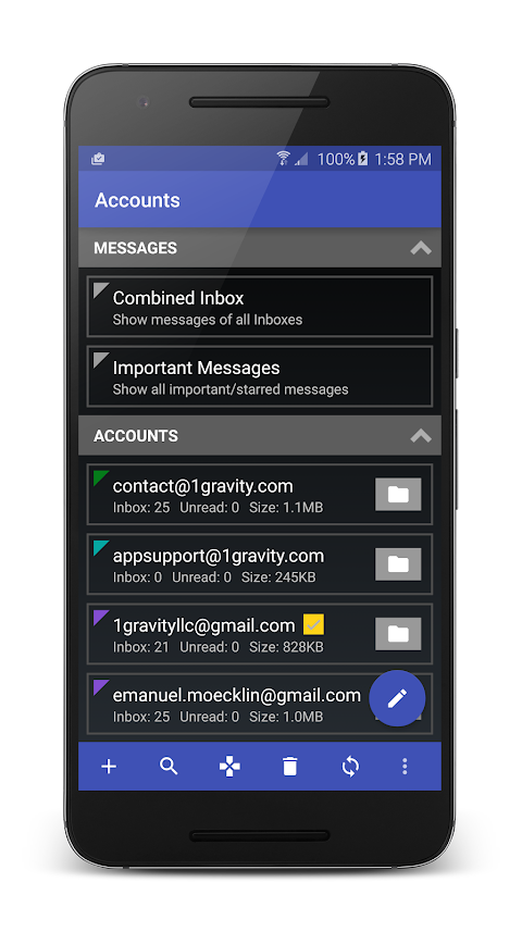 K-@ Mail - Email Appのおすすめ画像1