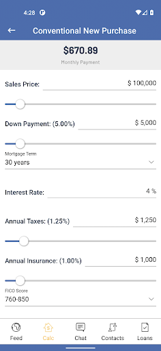 Physician Bank: Mortgage Screen 3
