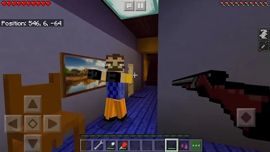 Mod เพื่อนบ้านบ้า Minecraft