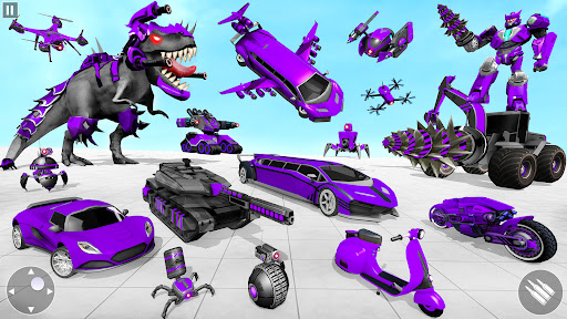 Dino Robot Car Game:Robot Game apklade screenshots 1