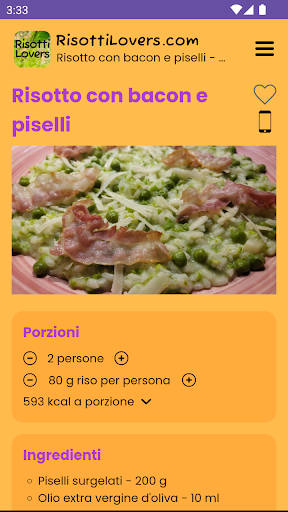 Risotti Lovers - Ricette Screen 2