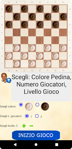 Android application Gioco Dama GP screenshort