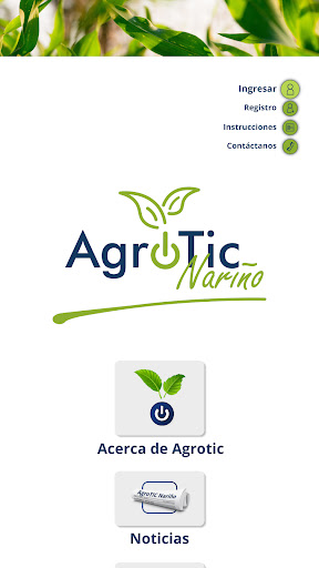 AgroTic Nariño Screen 2