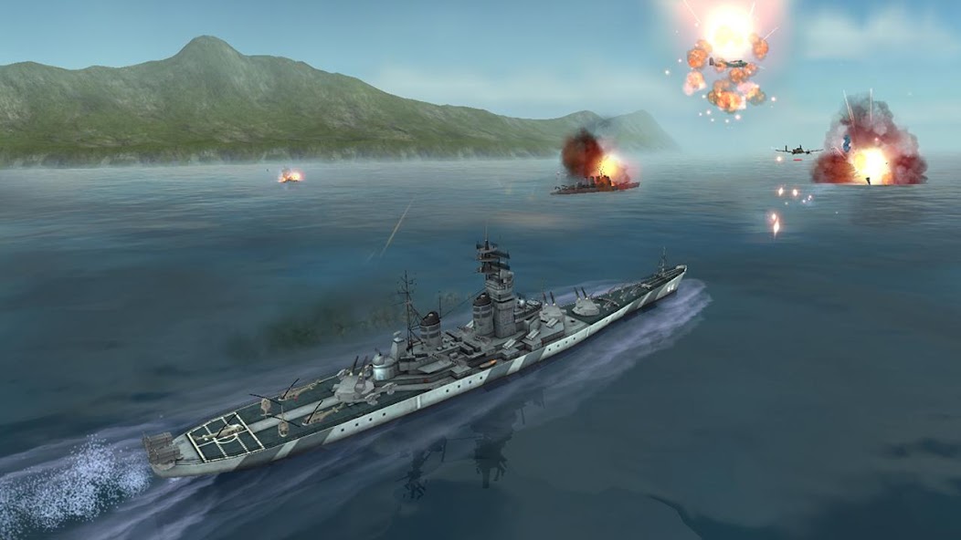WARSHIP BATTLE:3D World War II 3.8.3 APK + Mod (Unlimited money) for Android