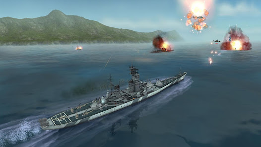 WARSHIP BATTLE:3D World War II 3.8.4 APK + Mod (Unlimited money) for Android