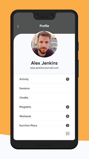 The Get Fit Plan Screen 3