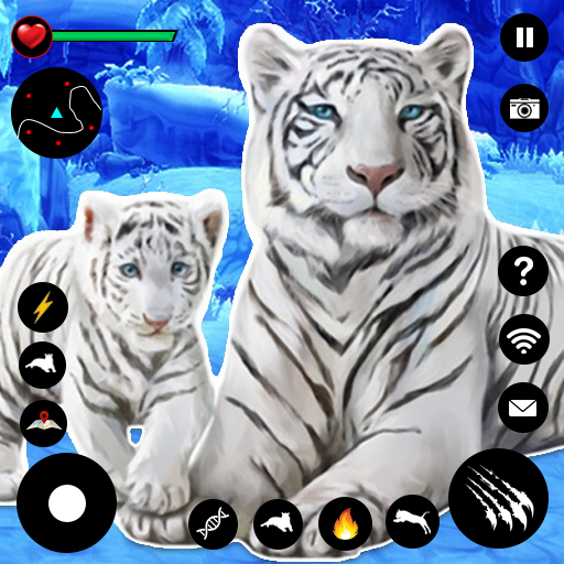 White Tiger Family Life Sim  Icon