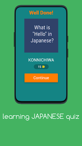 LEARNING JAPANESE QUIZ Screen 2