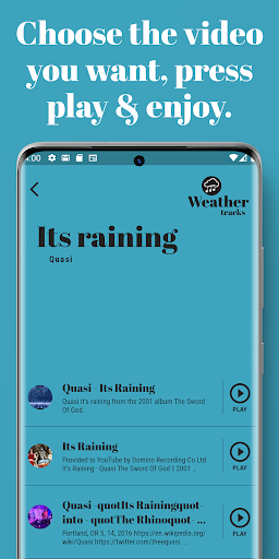 Weather Tracks Screen 3