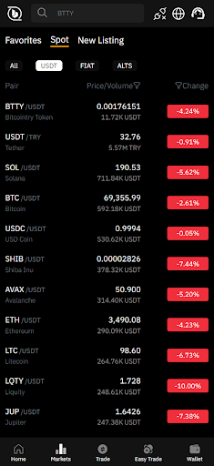 Bitcointry: Buy & Sell Crypto Screen 2