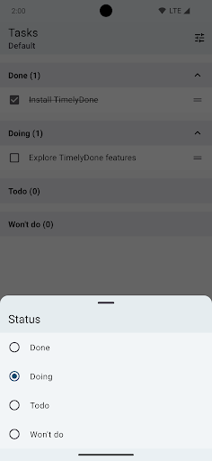 TimelyDone Screen 3