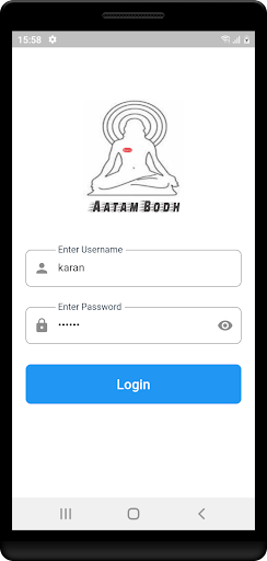 Android application Aatam Bodh screenshort