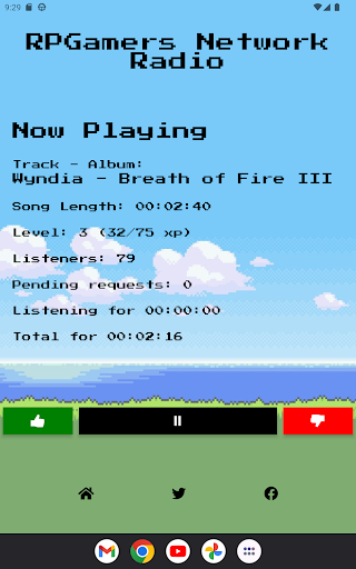 RPGamers Network Radio Screen 3