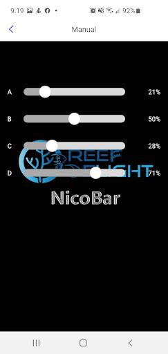 Reef Delight NicoBAR Control V Screen 2