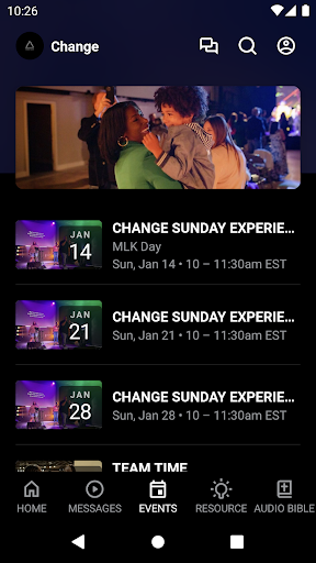 Change Community Church Screen 3