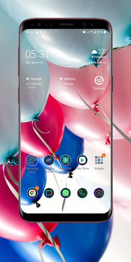 Android application Balloon Wallpaper screenshort