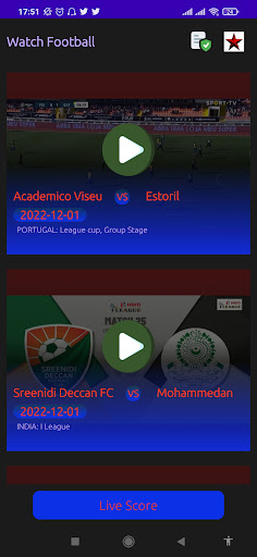 Football Live score TV Screen 2