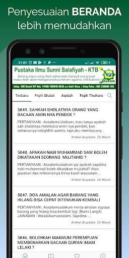 Android application Ustadz Menjawab (Online) screenshort