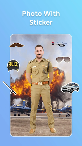 Screenshot of Police Photo Suit Maker