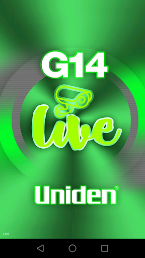 Android application Uniden G14 Live screenshort