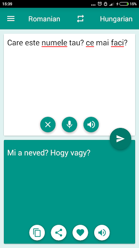 Android application Hungarian-Romanian Translator screenshort