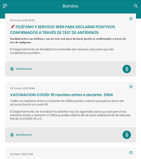 Alacón Informa Screen 2