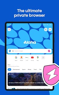 Aloha Private Browser - VPN Screenshot