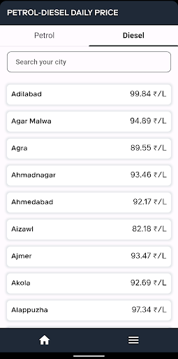 Fuel Price Screen 2