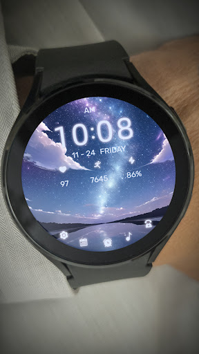 Beautiful StarrySky For WearOS screenshot 3