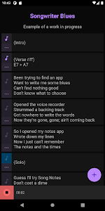 Song Notes: Record and Arrange Clips and Lyrics 1.0