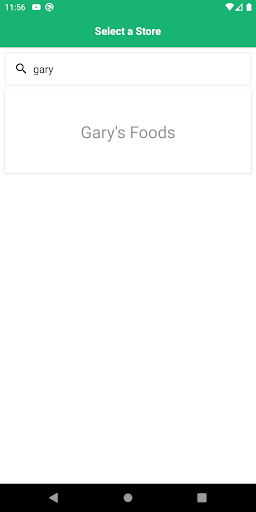 Garys Foods Screen 2