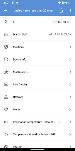 Android application Ubisen screenshort