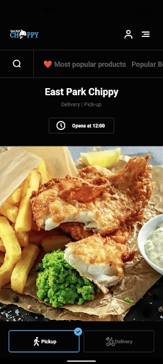 Android application East Park Chippy screenshort