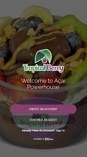 Android application Tropical Berry screenshort