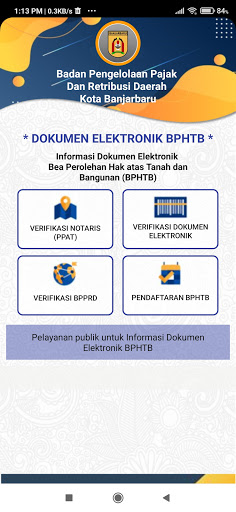 E-SPPT Kota Banjarbaru Screen 3