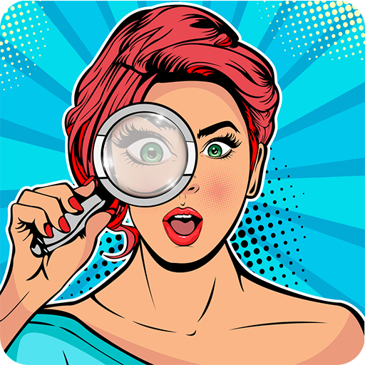 Magnifying Glass with Flashlig
